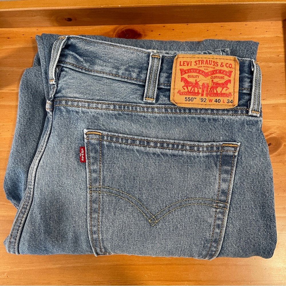 Levi's Classic Light Blue Straight Jeans